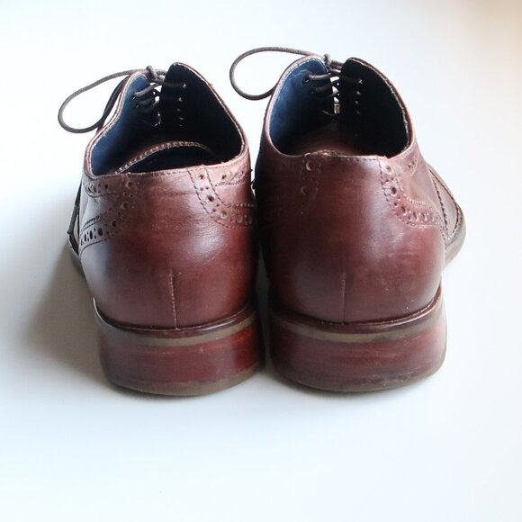 Cole Haan Men\'s Brown Leather Classic Wingtip Oxford Lace Up Shoes Size 9 main image 10